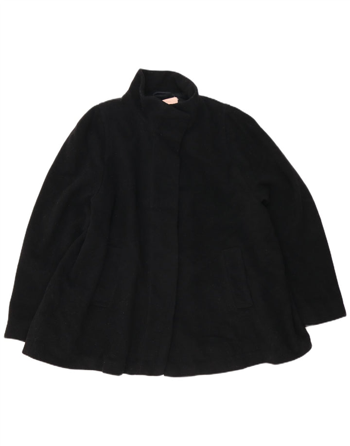 Женское пальто John Lewis UK 18 XL, черное шерстяное