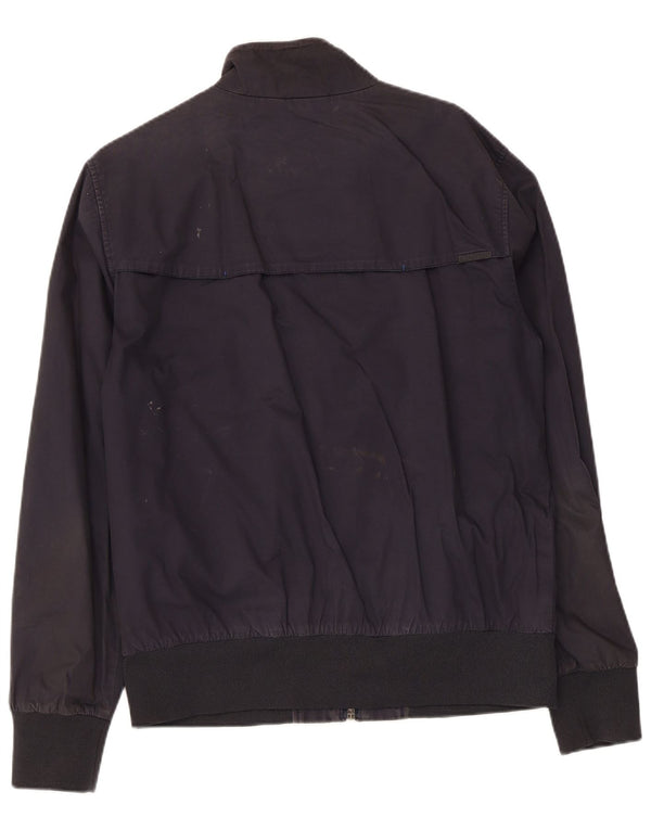 Мужская куртка-бомбер Superdry UK 42 XL, темно-синий, хлопок