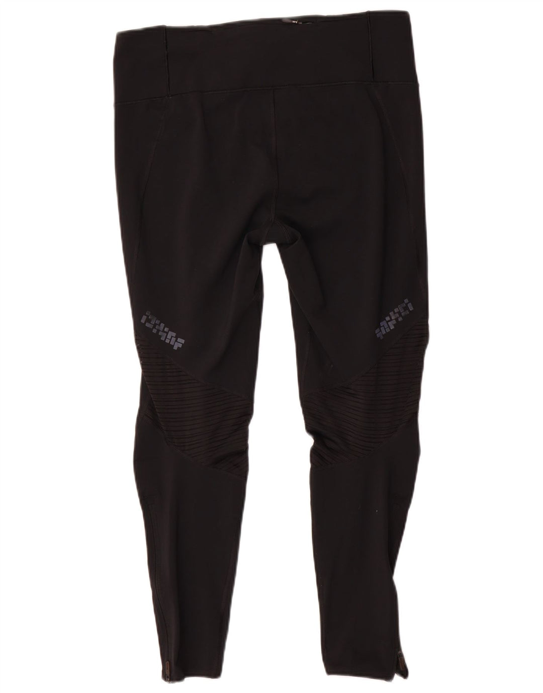 Женские леггинсы Adidas Climacool с рисунком UK 16/18, большой черный полиэстер