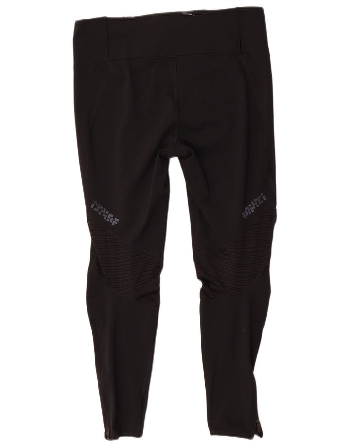 Женские леггинсы Adidas Climacool с рисунком UK 16/18, большой черный полиэстер