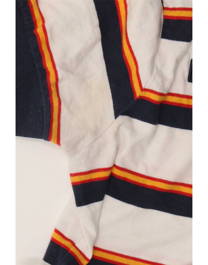 Мужская рубашка-поло Ellesse, маленькая белая полоска из хлопка