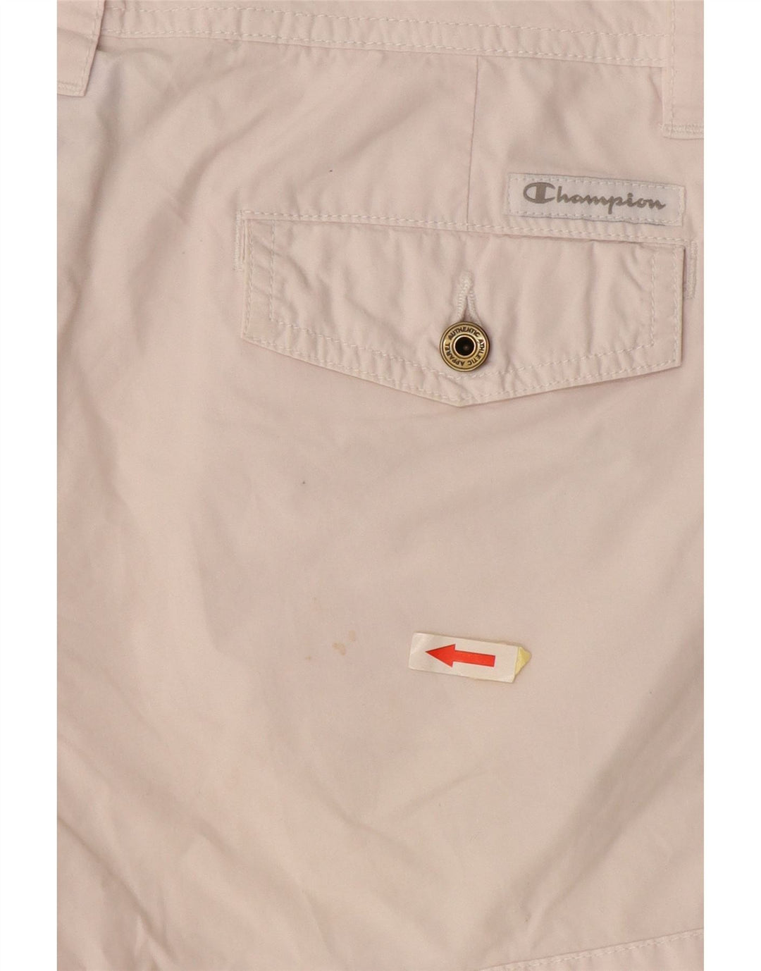 CHAMPION Женские повседневные шорты среднего размера W30 Off White Хлопок
