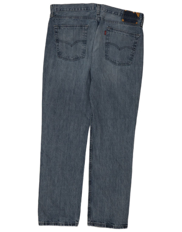 Мужские прямые джинсы Levi's W36 L32 синие, хлопок