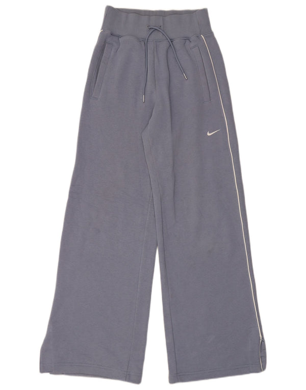 Женские широкие спортивные брюки Nike UK 4 XS, синие, хлопок