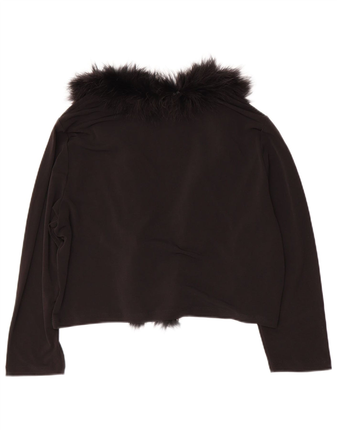 Женское болеро с рукавами 3/4 CALVIN KLEIN, UK 14, большой черный полиэстер