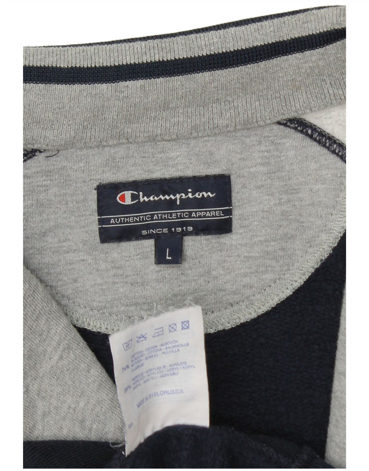 Мужской спортивный костюм Champion Heritage Classics, верхняя куртка, большая темно-синяя