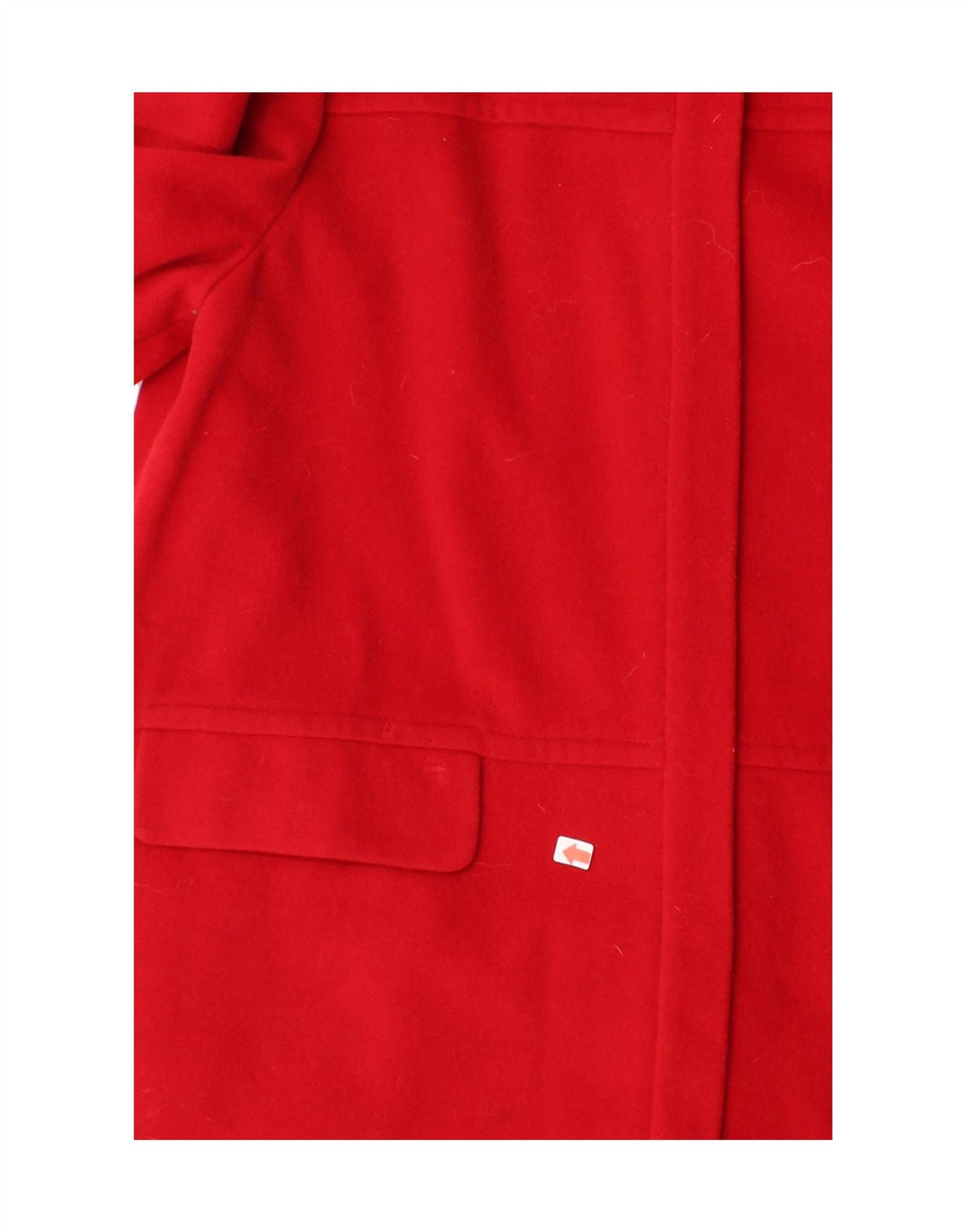 DIANA GALLESI Womens Hooded Overcoat UK 10 Small Red Wool Vintage Diana Gallesi and Second-Hand Diana Gallesi from Messina Hembry 