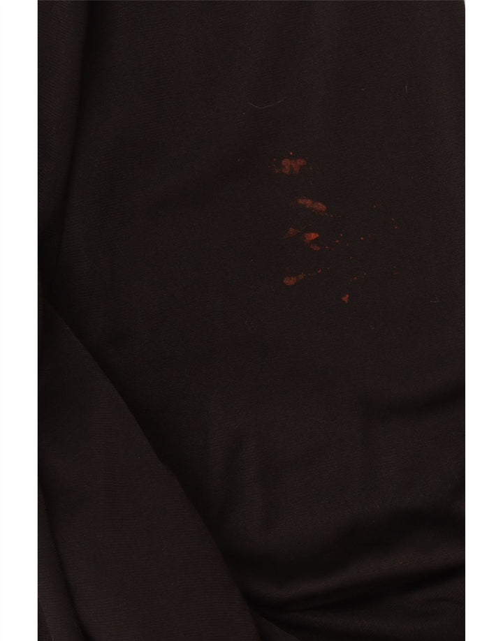 Мужская спортивная куртка Adidas UK 38/40, средний черный полиэстер