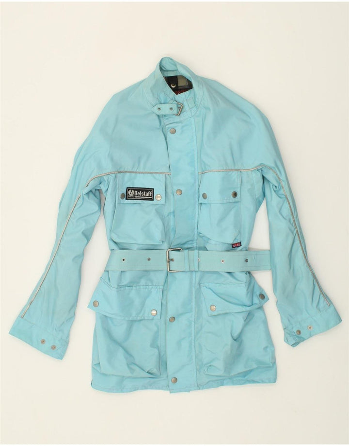 BELSTAFF Womens Utility Jacket IT 42 Medium Blue Nylon Vintage Belstaff and Second-Hand Belstaff from Messina Hembry 