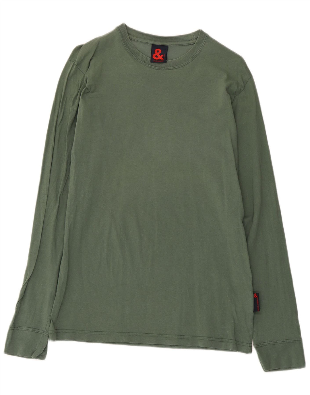 Женский топ Dolce & Gabbana с длинным рукавом IT 48 XL, хлопок цвета хаки