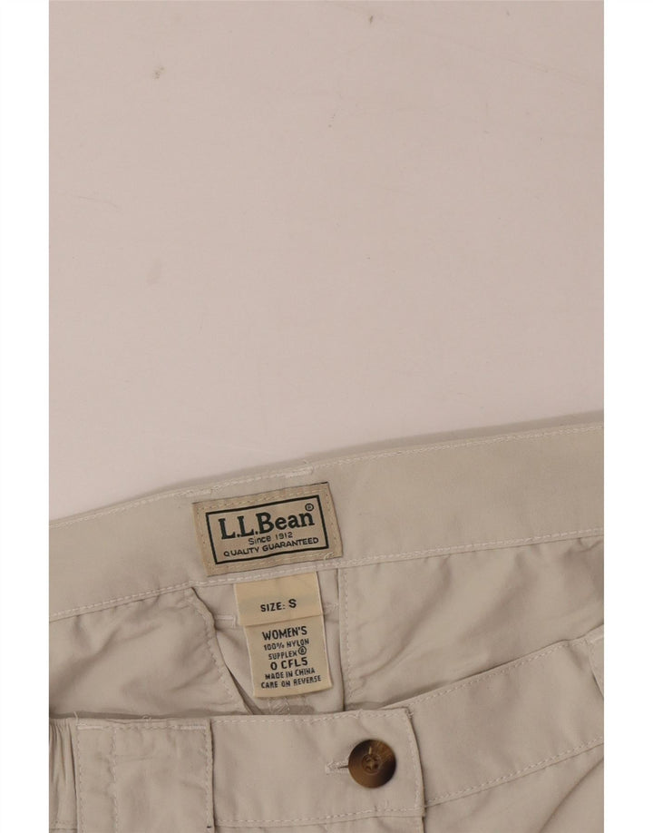L.L.Bean Женские шорты карго, маленькие W26, бежевый нейлон