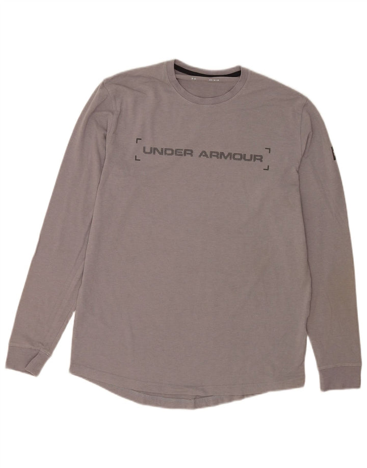 Мужской топ с длинным рукавом Under Armour, средний серый