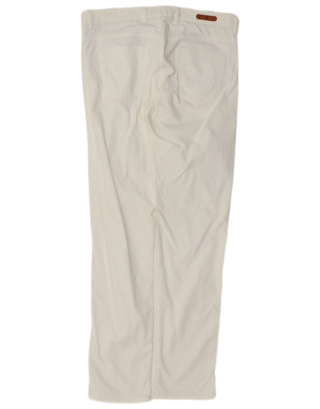 Мужские повседневные брюки приталенного кроя Massimo Dutti EU 42, большие W32 L34, белые