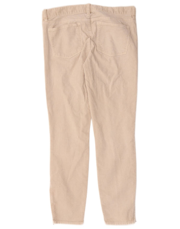 Женские узкие вельветовые брюки J. Crew W27 L27, бежевый хлопок