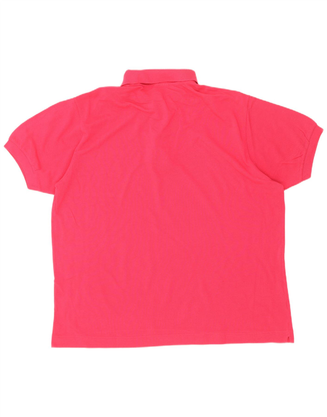 Мужская рубашка-поло Lacoste, размер 7, 2XL, розовый хлопок