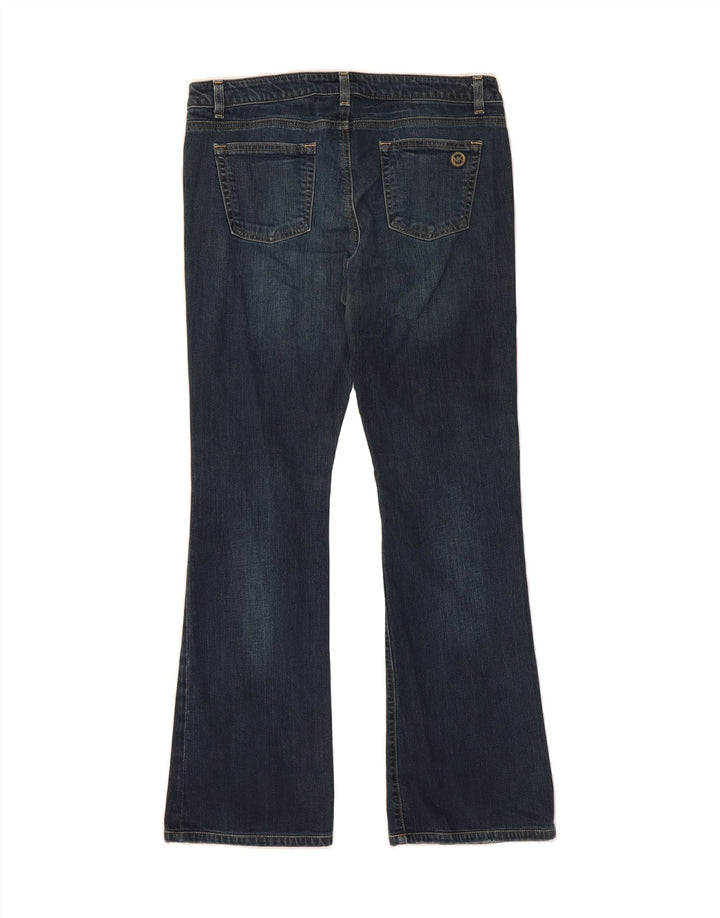 MICHAEL KORS Womens Bootcut Jeans US 10 Large W32 L31 Navy Blue Cotton Vintage Michael Kors and Second-Hand Michael Kors from Messina Hembry 