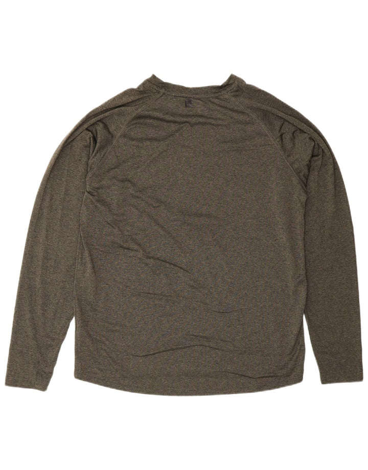 Mountain Warehouse Мужской топ IsoCool с длинным рукавом, средний хаки, в крапинку