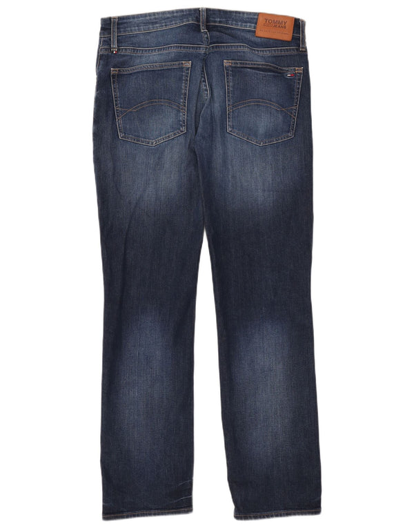 Мужские прямые джинсы Tommy Hilfiger Ryan W36 L32, синий хлопок