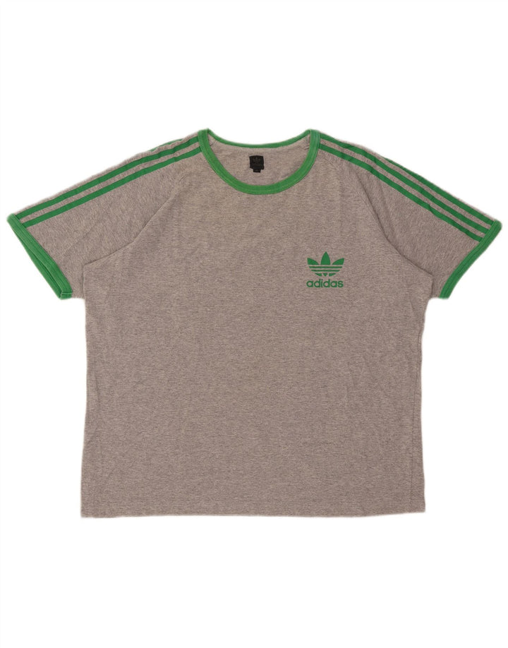 Мужская футболка Adidas Top XL Серый хлопок