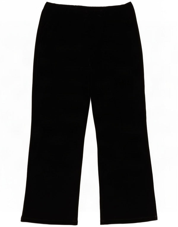 Женские костюмные брюки Marks & Spencer с широкими штанинами UK 18 XL W38 L30 Черный
