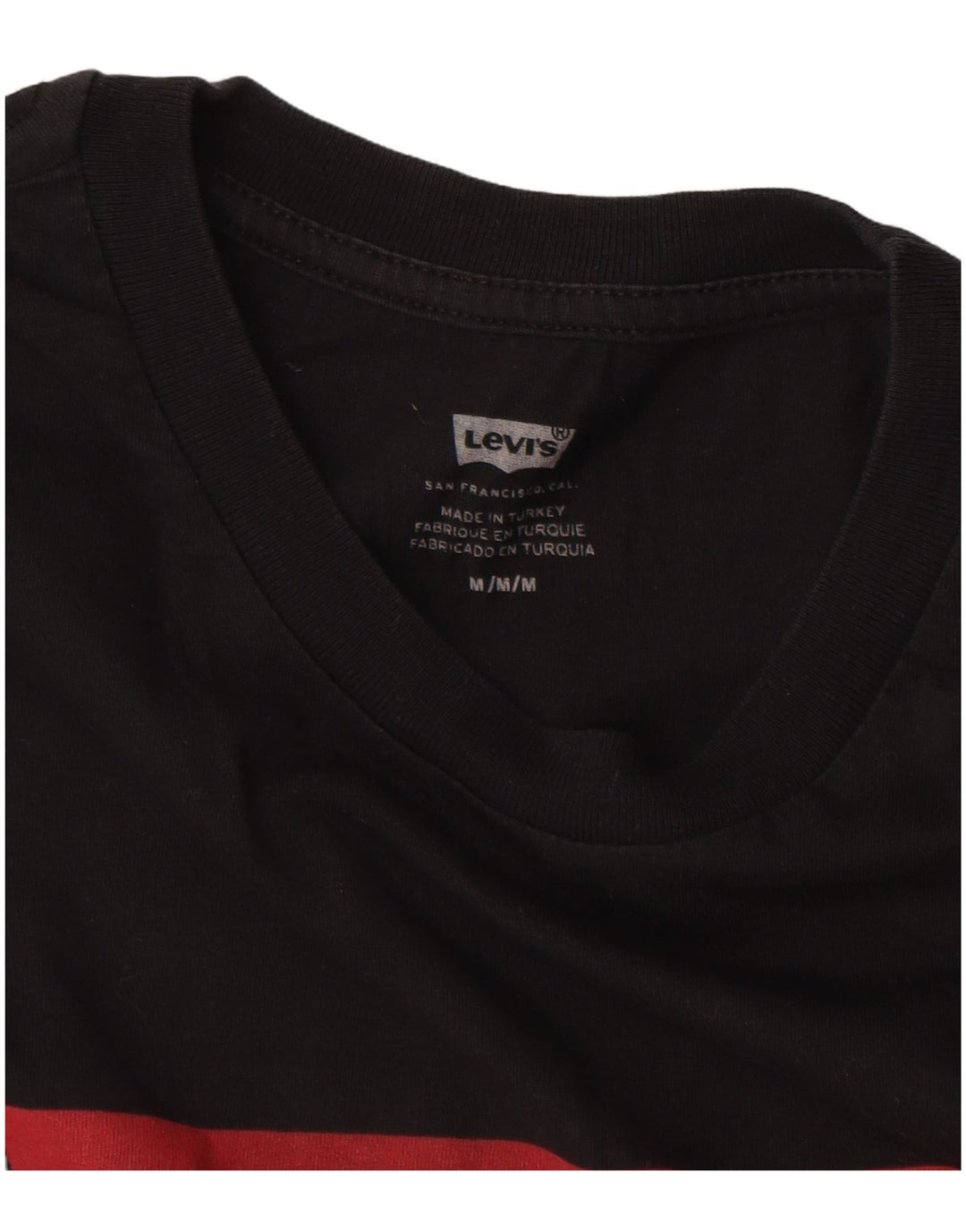 Мужская футболка с рисунком LEVI'S, средний черный