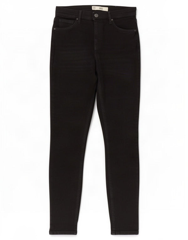 Женские джинсы скинни Topshop Jamie W30 L32, черный хлопок