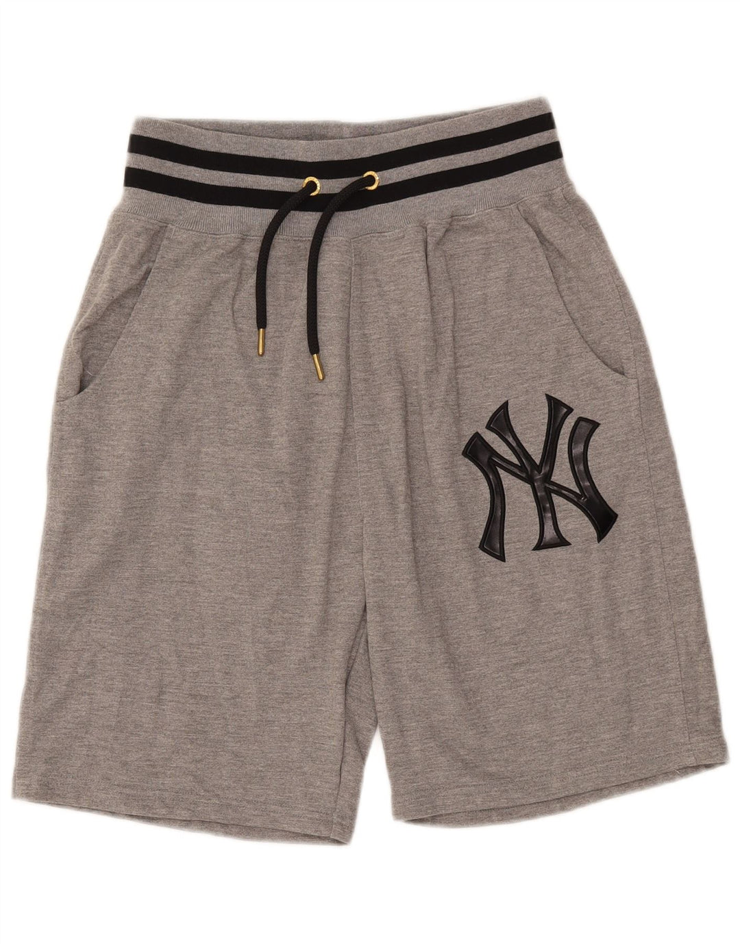 COOPERS TOWN Mens Graphic Sport Shorts Small Grey Polyester
