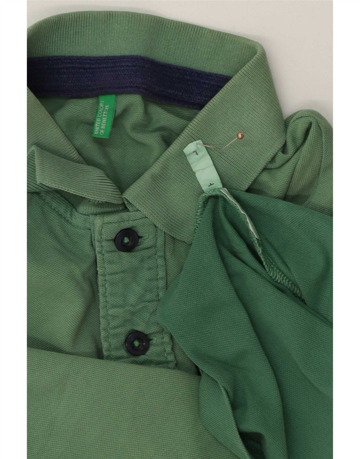 Мужская рубашка поло Benetton, большая зеленая