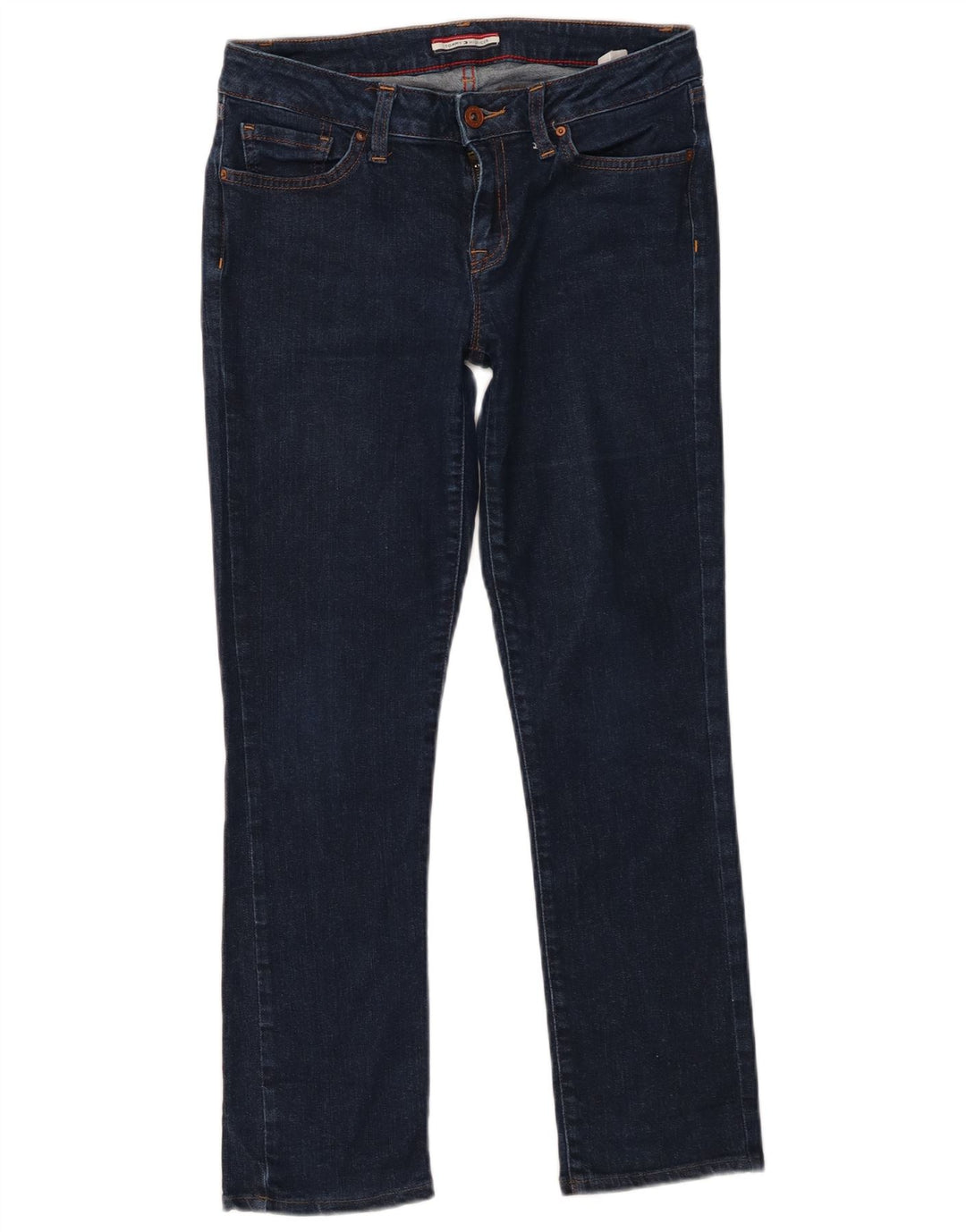 Женские узкие джинсы Tommy Hilfiger США 4, маленькие W28 L26, темно-синие, хлопковые