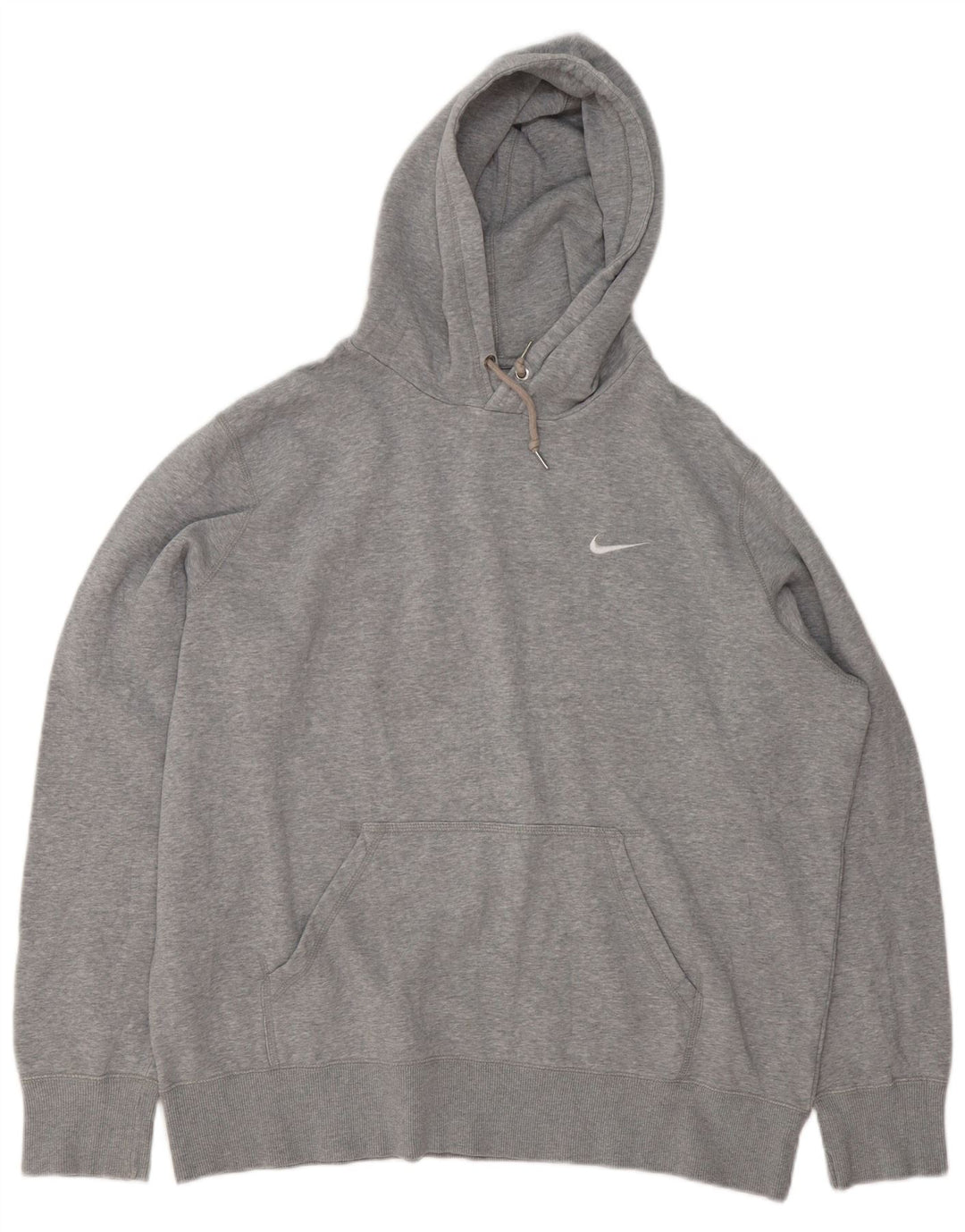 Мужской джемпер с капюшоном Nike XL, серый хлопок