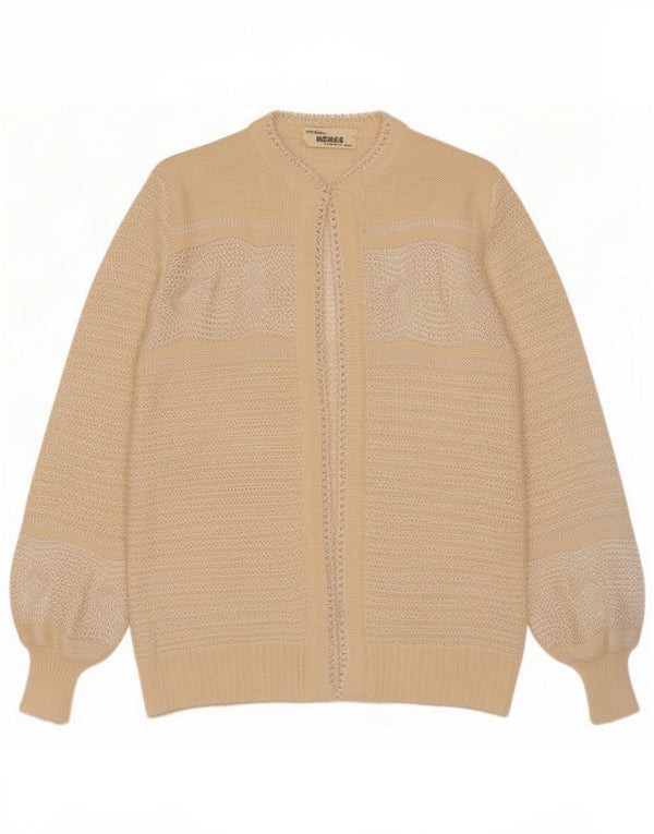 Женский открытый кардиган Kriss UK 18 XL в белую полоску