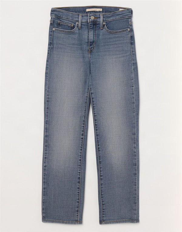Женские прямые джинсы Levi's 314 W28 L27, синий хлопок