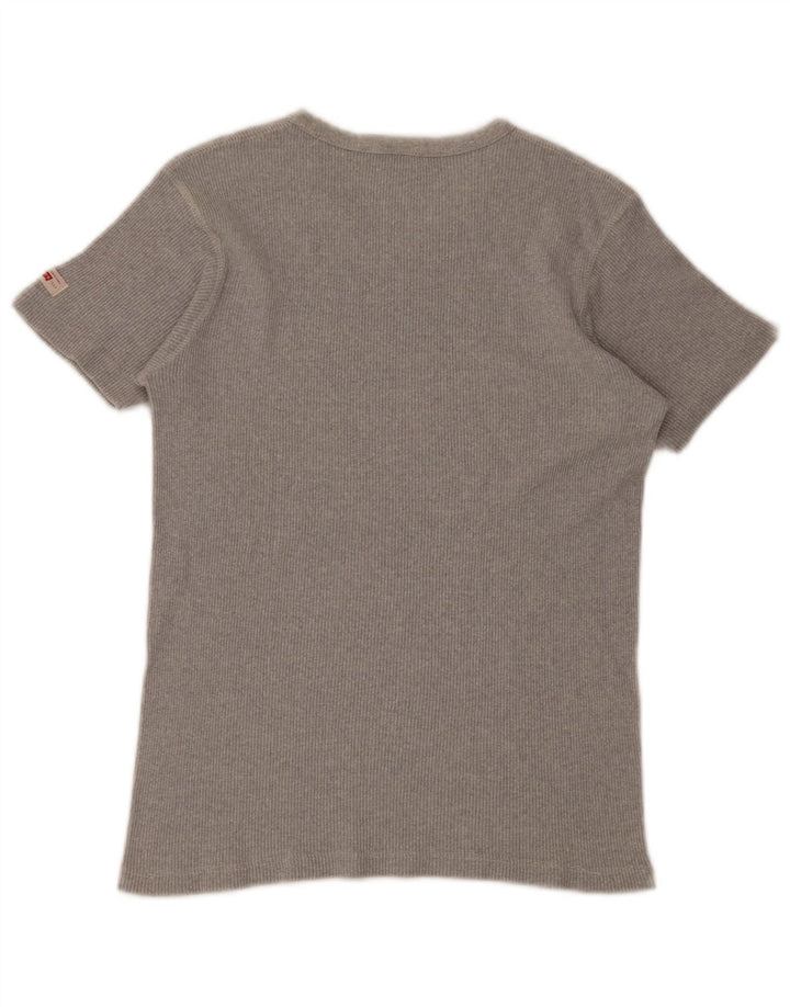 Женская футболка Levi's Top UK 12, средний серый хлопок