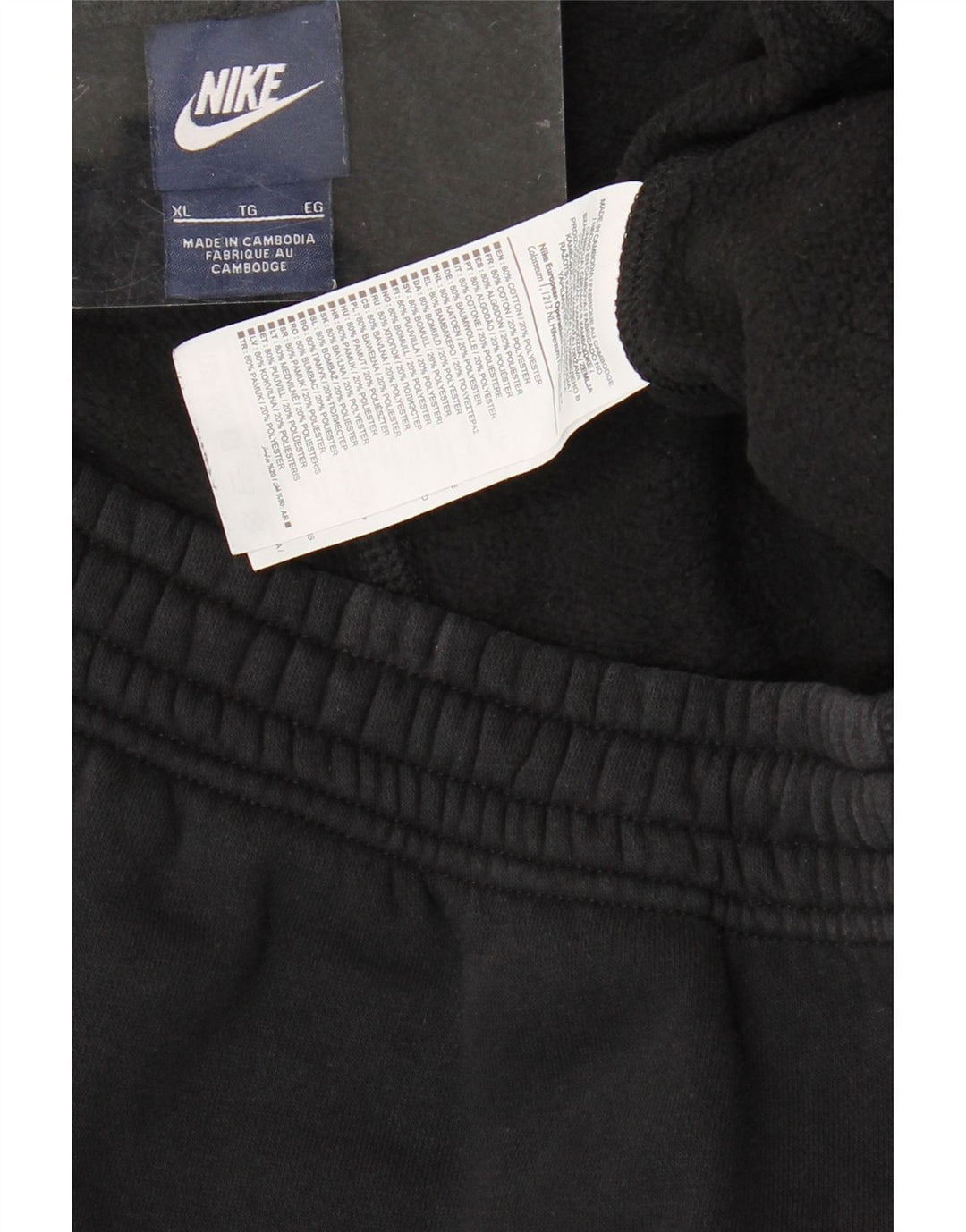 Мужские спортивные брюки NIKE Joggers XL, черный хлопок