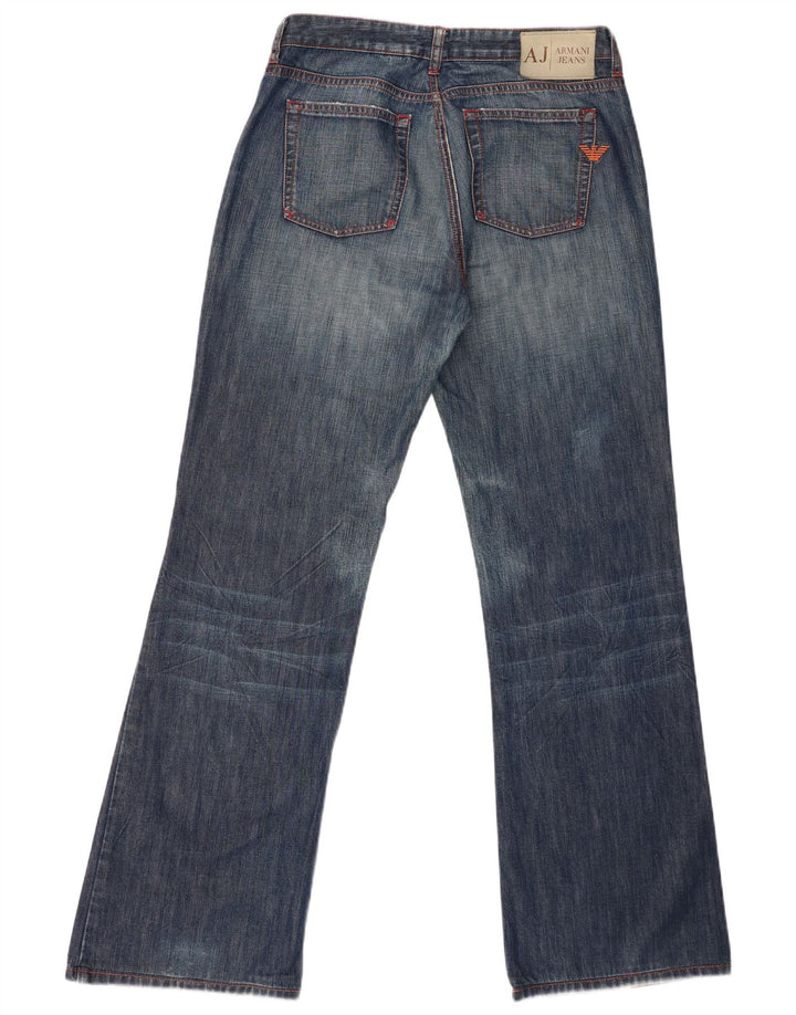 Женские расклешенные джинсы Armani W31 L32 Темно-синие, хлопок