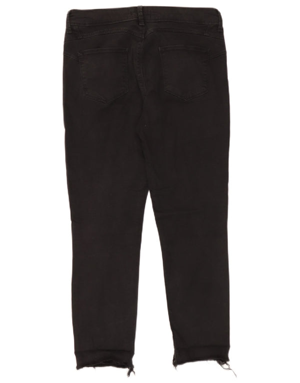 Marks & Spencer Womens Skinny Jeans UK 12 Medium W30 L26 Black