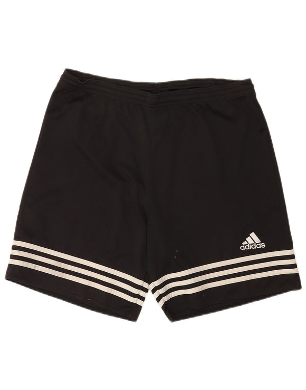 Мужские спортивные шорты Adidas Climalite, средний черный полиэстер