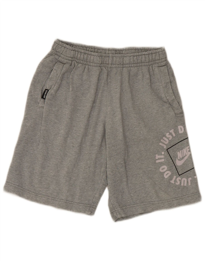 Мужские спортивные шорты с рисунком Nike XS, серые, хлопок