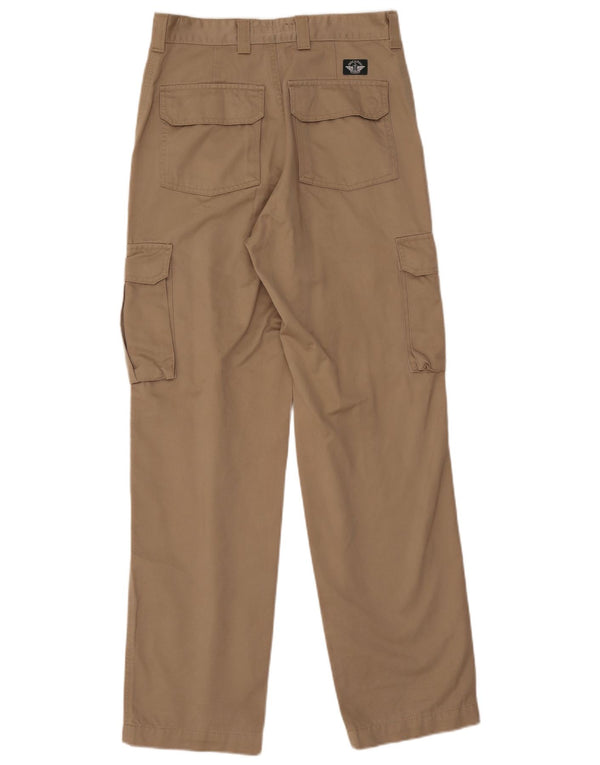 Мужские прямые брюки-карго Dockers W30 L32 бежевого цвета, хлопок