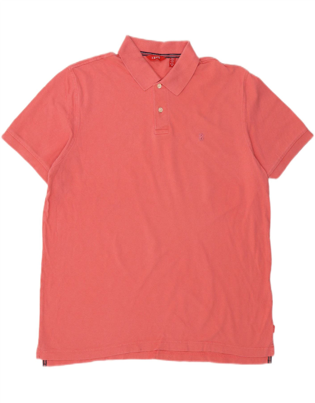 IZOD Mens Polo Shirt XL Pink Cotton Vintage Izod and Second-Hand Izod from Messina Hembry 