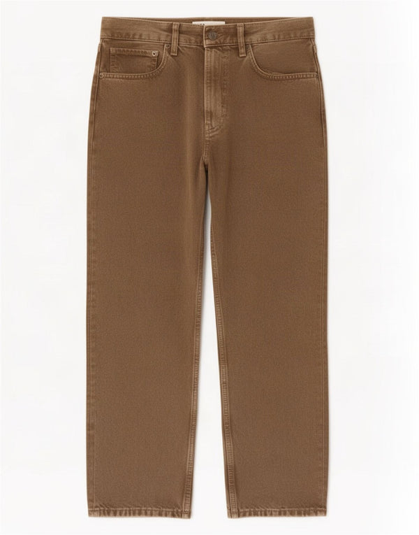 Женские прямые джинсы Zara EU 40 Medium W30 L26 Коричневые, хлопок