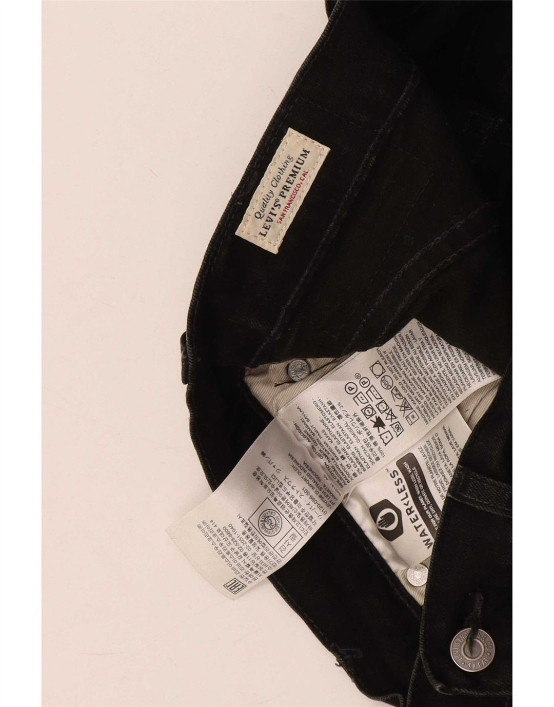 Женские узкие джинсы Levi's W30 L30, черный хлопок