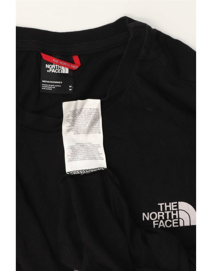 Мужская футболка The North Face из хлопка среднего размера, черная
