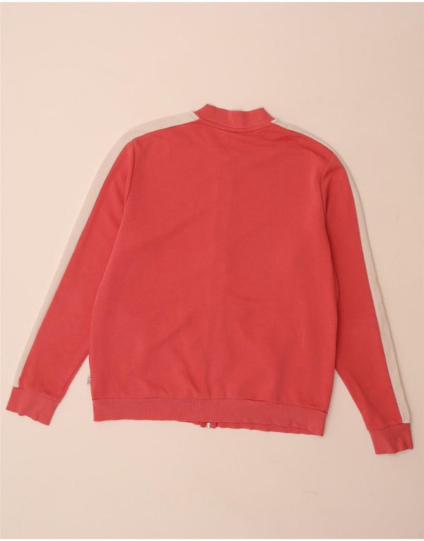 Женский спортивный костюм PUMA, верхняя куртка UK 18 XL, розовый хлопок с цветными блоками