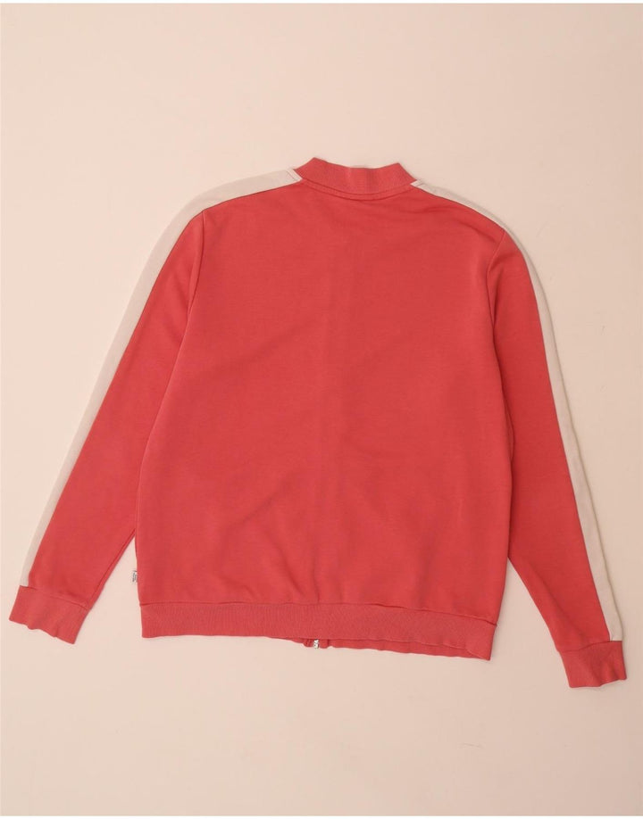 Женский спортивный костюм PUMA, верхняя куртка UK 18 XL, розовый хлопок с цветными блоками