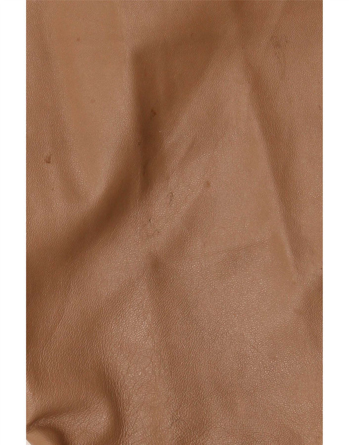 Женские кожаные брюки Conbipel Bootcut IT 46 Large W34 L32 Бежевые