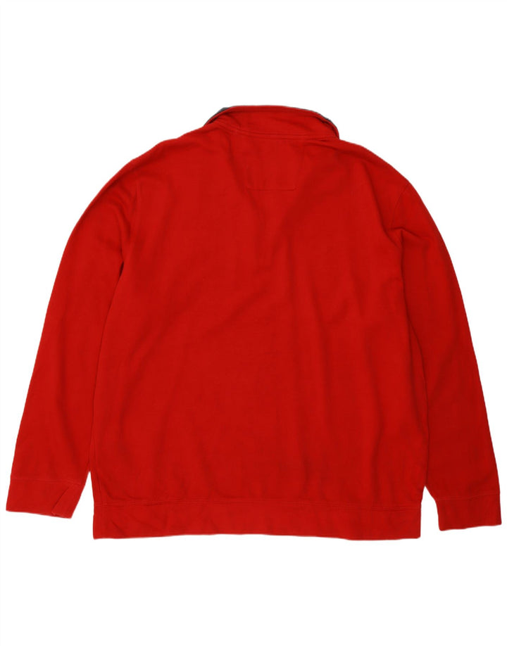 Мужской свитер Nautica с воротником на молнии 2XL красный
