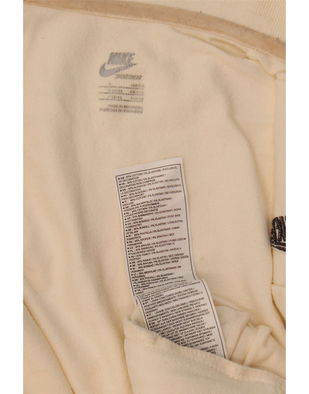 Женский спортивный костюм Nike Top Jacket UK 8/10, маленький белый хлопок