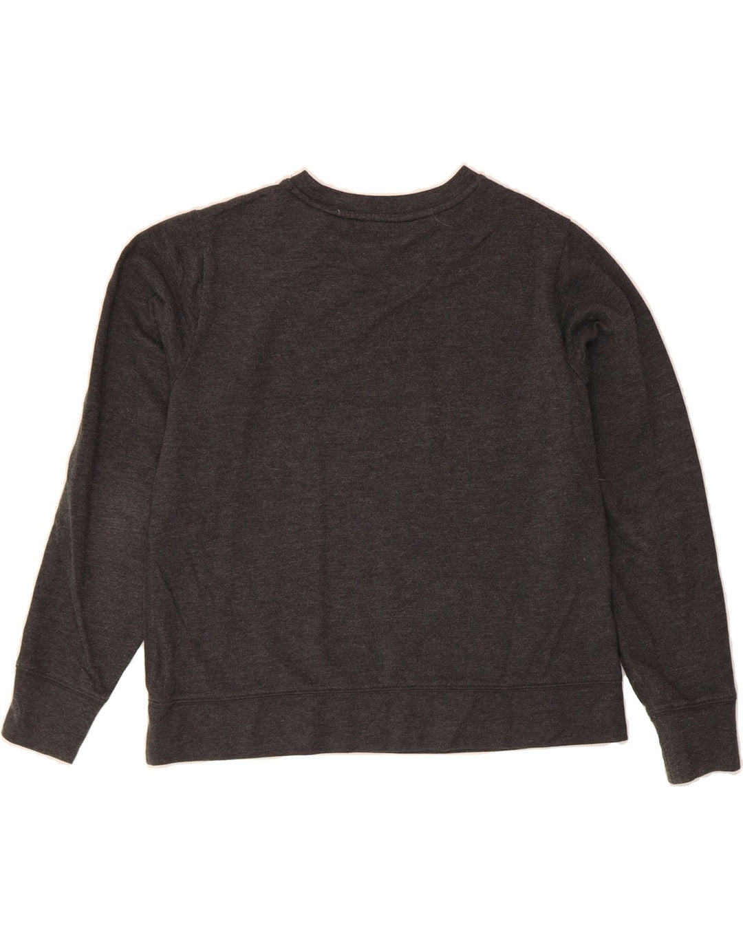EDDIE BAUER Womens Graphic Oversized Sweatshirt Jumper UK 10 Small Grey Vintage Eddie Bauer and Second-Hand Eddie Bauer from Messina Hembry 