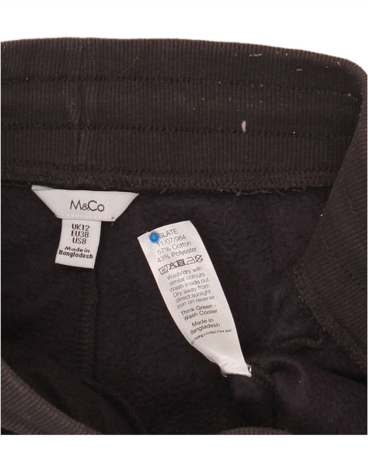 MAX&CO. Womens Tracksuit Trousers Joggers UK 12 Medium  Black Cotton